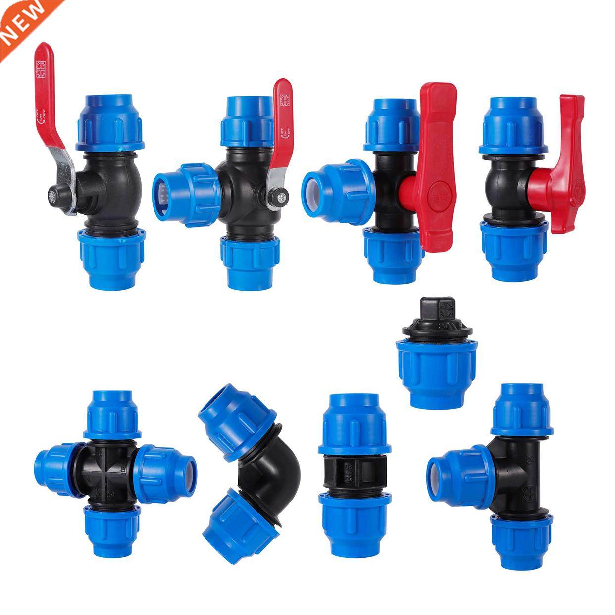 20/25/32/40/50mm PVC PE Tube Tap Water Splitter Plastic Quic