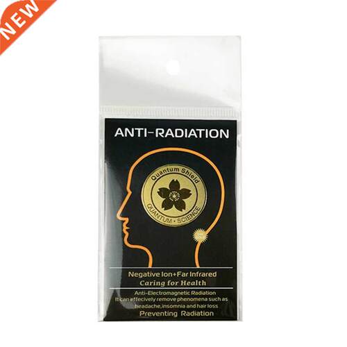 Round Quantu Shields Guard Gold EF Anti-Radiation Protecti