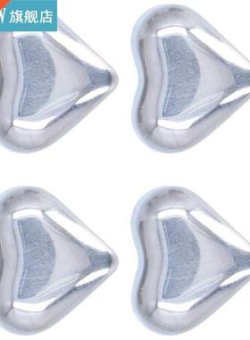 Whiskey Stones Heart?Shaped Metal Ice Cubes Multi?purpose fo