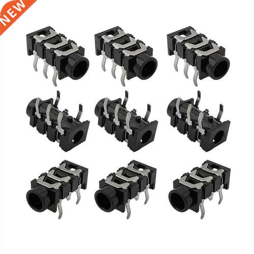 10Pcs PJ-1 .5mm 5 Pin Stereo Audio Jack Socket Female Con