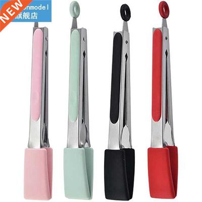 1pc Kitchen Tong Stainless Steel Nonstick Food Tong Serving