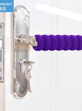 Multiple Colors Spiral Door Handle Cover Practical Anti-Coll