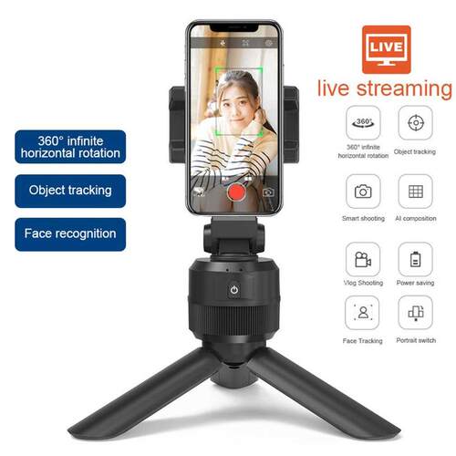 Portable 60 Degree Rotation Smart Face Tracking Object Self