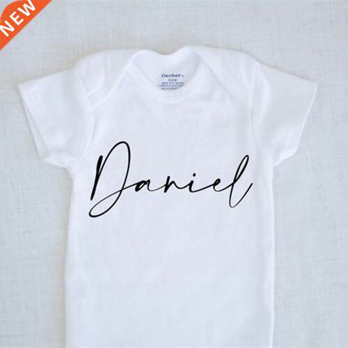 Custom Baby Onesie, Personalized Baby Boys Girls Clothes Ba