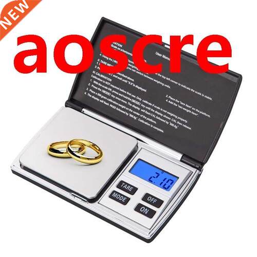 Portable Digital Jewelry Scale 0.01g 500g Electronic Blue LC