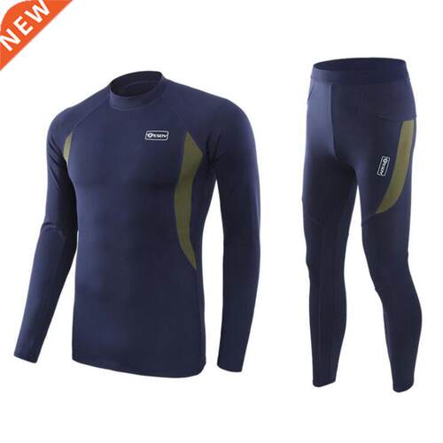quality new thermal underwear men underwear sets compres