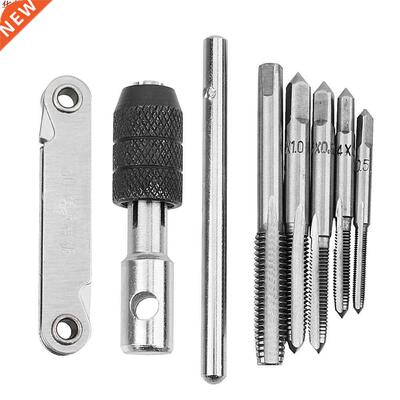 7pcsScrew Thread Taps Reamer 60 degrees Thread Gauge Screw T