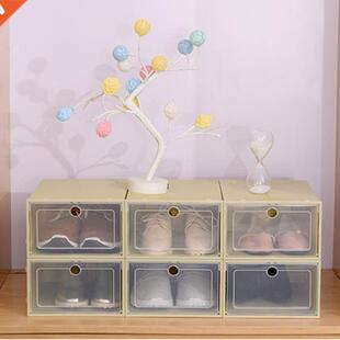 1pc Transparent shoe box storage shoe boxes thickened dustpr