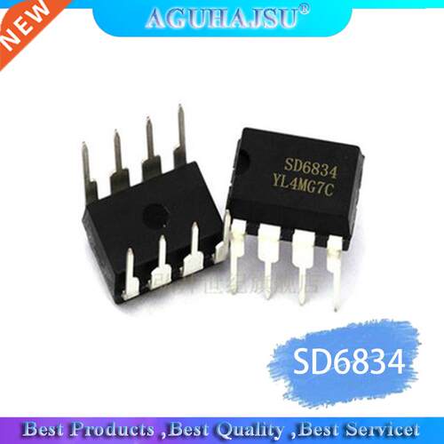 10pcs SD6834 DIP-8 SD6834 DIP new original