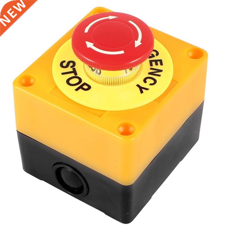 button AC 660V 10A Emergency stop case Hard red switch 商业/办公家具 商业美陈 原图主图