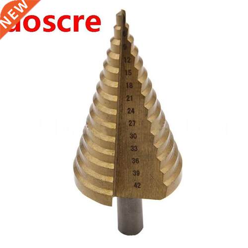 4-42mm High Speed Steel Titanium Plated Straight Groove Step