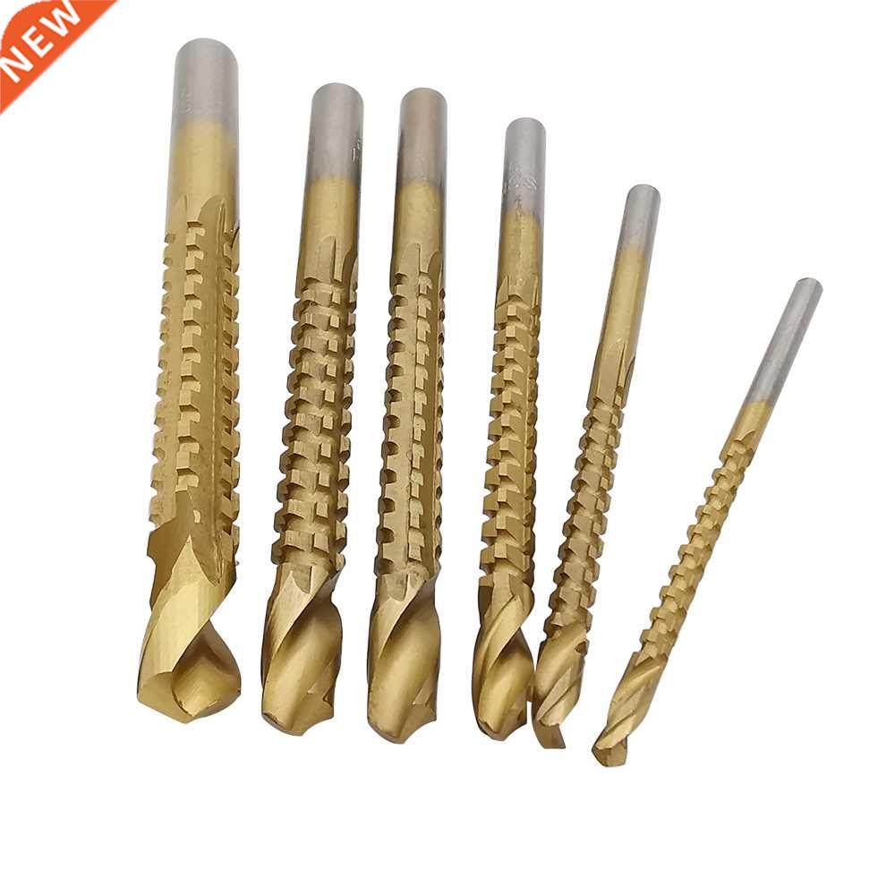 6Pcs Cobalt Drill Bit Set Spiral Metric Composite Tap Drills