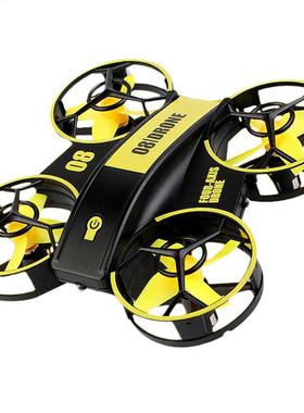 Mini LED RC Quadcopter Portable One Key Take Off Landing RC