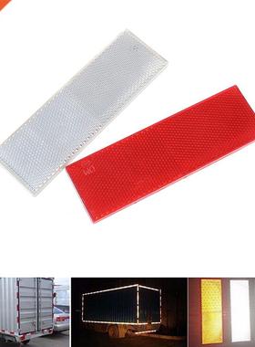 1Pcs 14.5*4.5cm Car Truck Red White Warning Reflective Safet