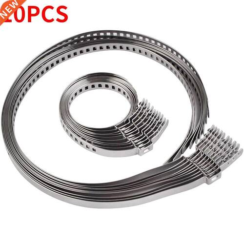 10Pcs/Set Stainless Steel Adjustable CV Joint Boot Crimp Cla
