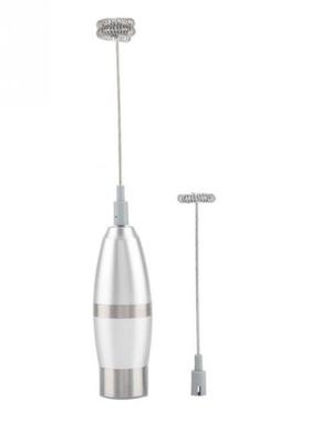 Electrc Handheld Mlk Frother Foamer Sngle Sprng Double S