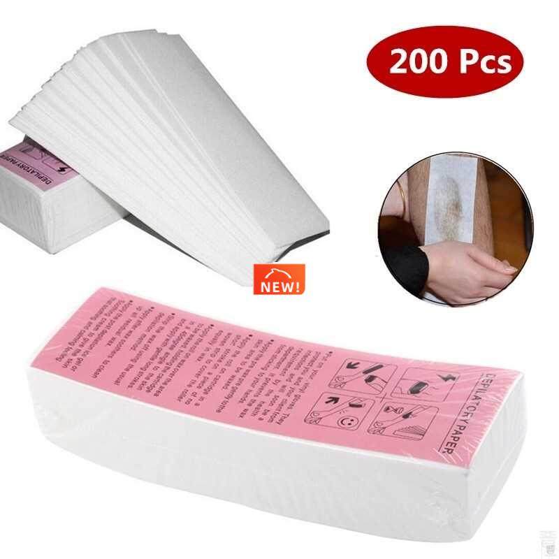 100pcs Removal Nonwoven Body Cloth Hair Remove Wax Paper