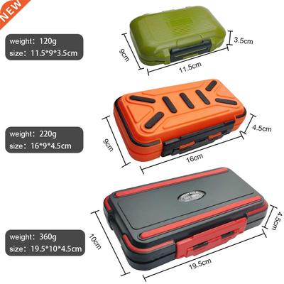2021 Waterproof Fishing Tackle Box Double-Sided Bait Lure Bo