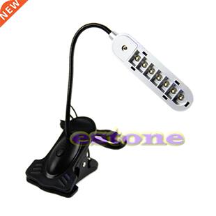 USB 7 LED Desk Lamp Light With Clip For Home PC Gift L15