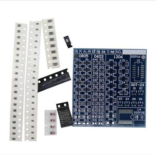 SMT SMD Component Welding Practice Board Soling DIY Kit R