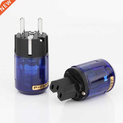 10 pir Oyide Rhodium Plted C-037 IEC plug + P-037E Schuko