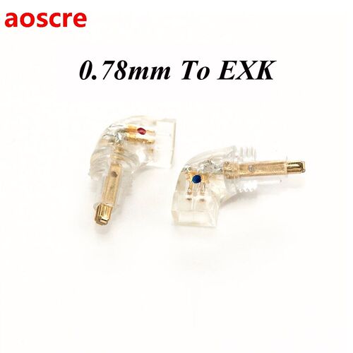 pair Headphone Plug for EX600 EX800 EXK EX1000 Male to MMCX