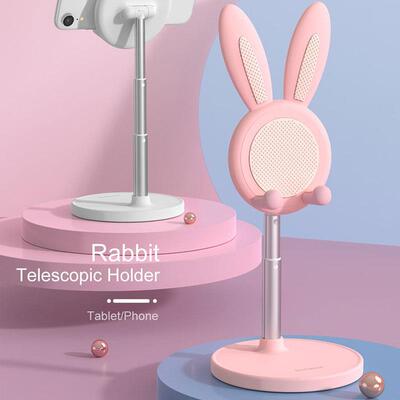 Rabbit Adjustable Lifting And Shrinking Portable Stand Phone