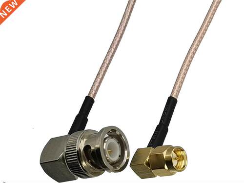 1pcs RG316 SMA Male Plug Right Angle to BNC Male Plug Right