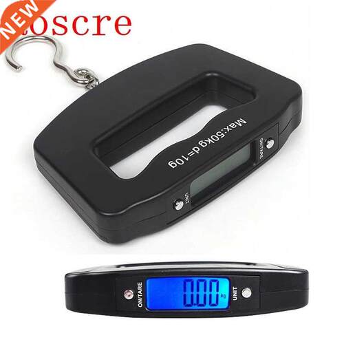 Mini Hand Held Plastic 50kg/10g LCD Digital Fishing Hanging