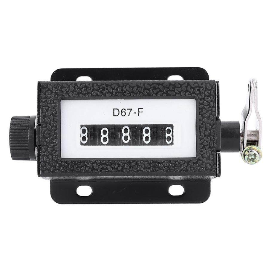 1 pc 5 Digit Pull Count Counter Mechanical Resettable Counte