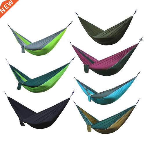 Portable Outdoor Hanging Chair Nylon Double Person Hammock A