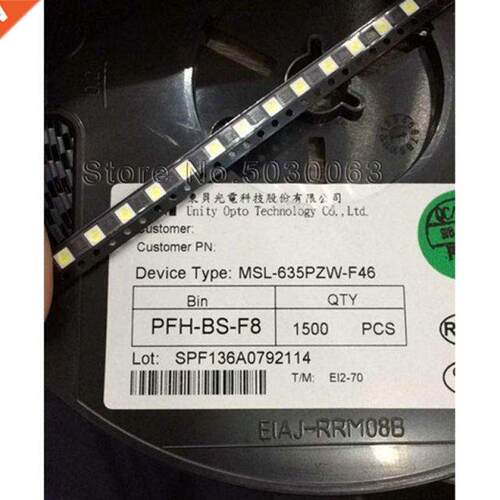 50pcs/lot LED SMD 3535 cool white 1W 350mA 3V LED light emit