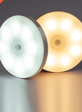 2/4/1 pcs Motion Sensor Light Wireless LED Night Light USB N