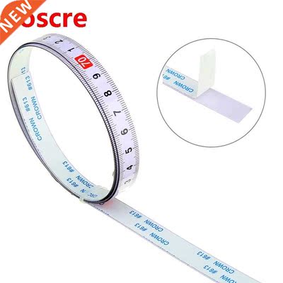Self Adhesive Metric Ruler Miter Track Tape Measure Steel Mi