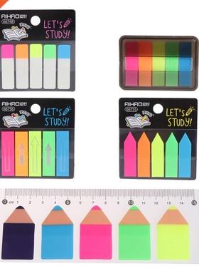 Fluorescent Clear Sticker Memo Flags Post It Bookmark Index
