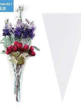 100pcs/Bag Candy Bag Transparent Triangle Plastic Bags For C