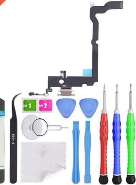 Charging USB Dock Port Flex Cable Replacement with Microphon