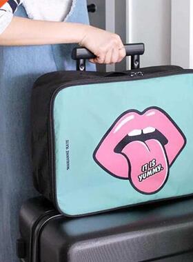 Tongue Nylon Foldable Travel Bags Unsex Large Capacty Bag