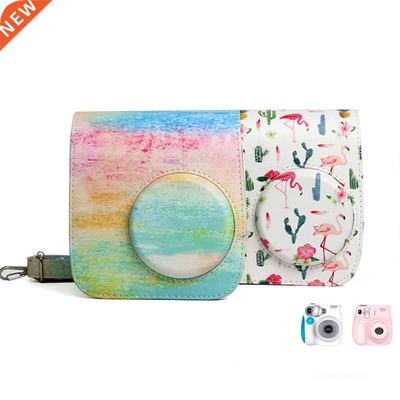 PU Leather Color Handbags Bag For Fujifilm Instax Polaroid