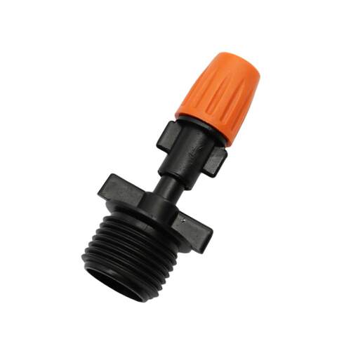 Orange 360 Degree Misting Sprinklers With 1/2 Inch Male Thre