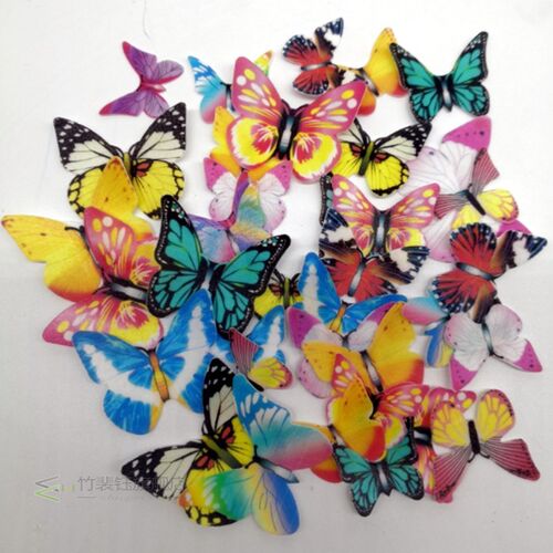 Edible Cake Decoration Mixed Butterfly Glutinous Wafer Rice