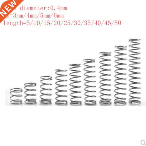 20pcs/lot 0.4mm Stainless Steel Micro Small Compression spr