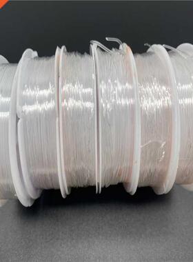 0.4/0.5/0.6/0.7/0.8/1mm Transparent Elastic Rope Round Cryst