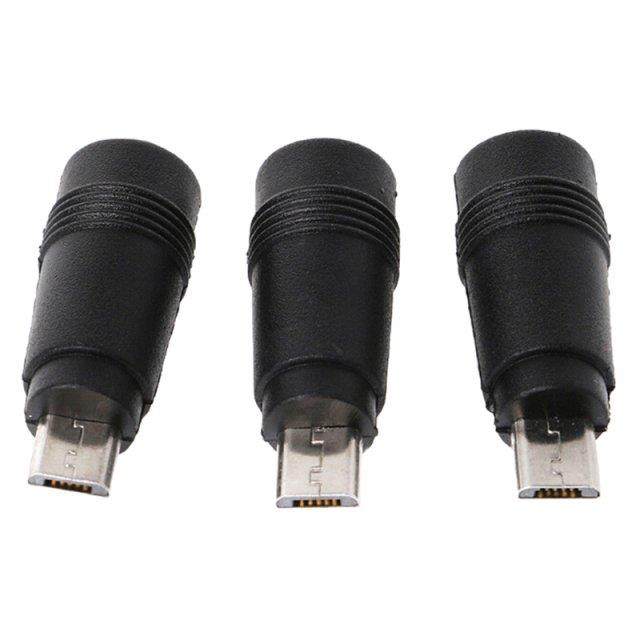 Female To Micro USB Male Jack Micro 5Pin DC Power Charger Ad