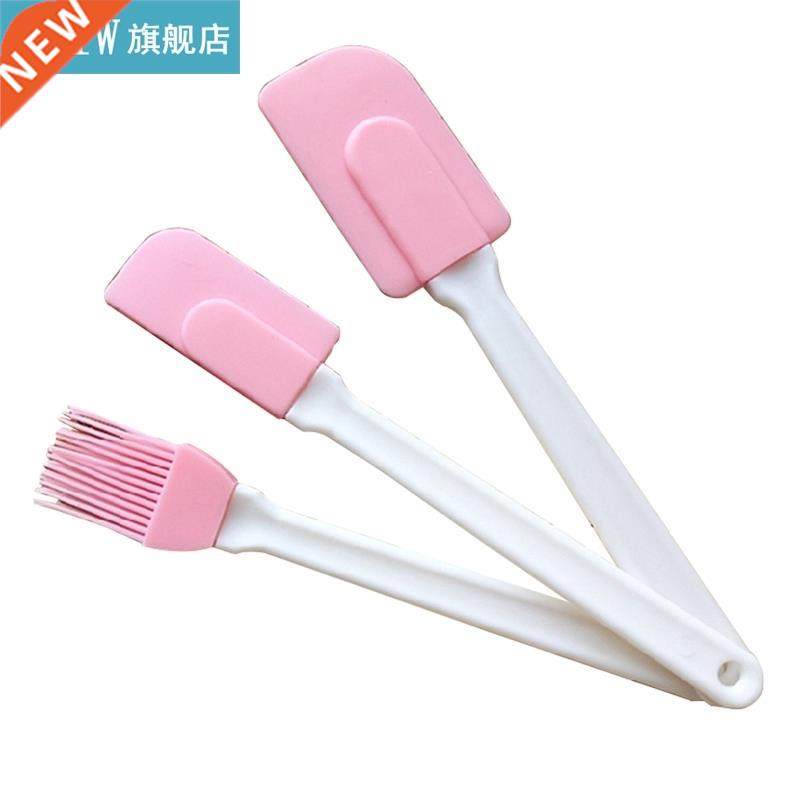 3Pcs Food Grade Silicone Spatula And Brush Set Non S
