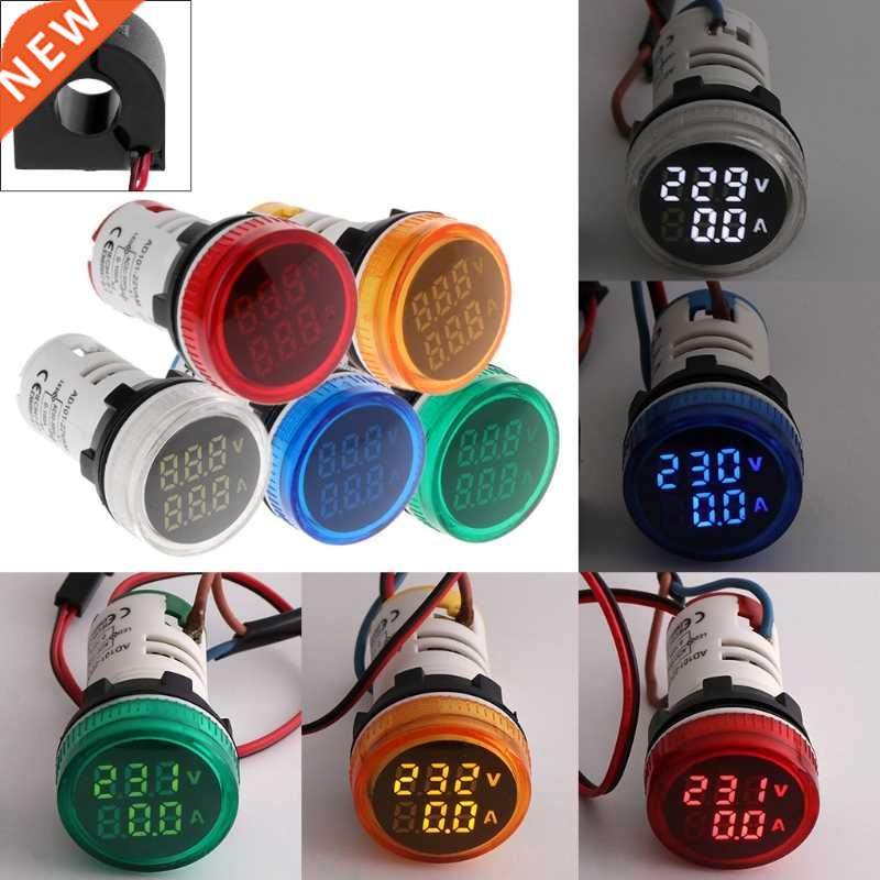 22MM AC50-500V 0-100A Digital LED Voltmeter Voltage Meter In