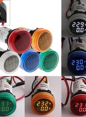 22MM AC50-500V 0-100A Digital LED Voltmeter Voltage Meter In