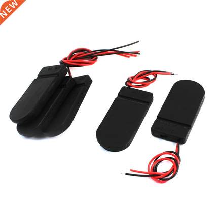 5pcs 2xCR202 Battery Black Round Button Cell Coin Holder Bo