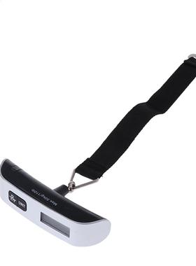 50kg x 50g LCD Luggage Baggage Weight Scale Thermometer New/