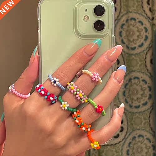New Cute Transparent Resin Acrylic Handmade Beaded Rhineston